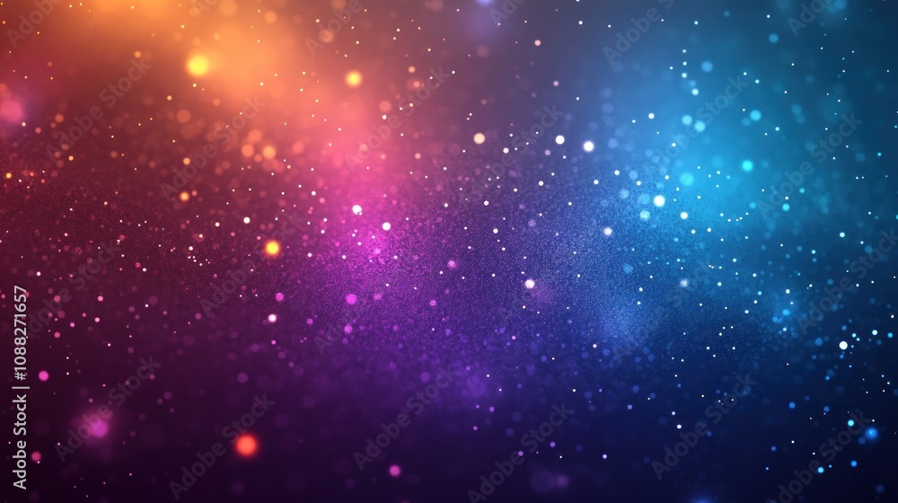 Fototapeta premium Cosmic Nebula: A Symphony of Colors and Light