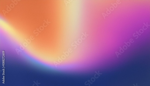 Abstract background, Heat Wave and Heliotrope gradient background with light leak and grainy texture.