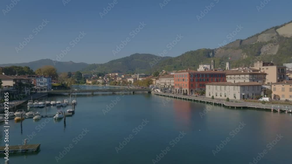 Iseo Lake, Sarnico Bergamo , lakeside walk from lake Iseo Lake, Sarnico Bergamo , lakeside walk from lake