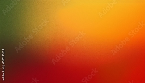 Abstract background, Indian red and Indian yellow gradient background with light leak and grainy texture.