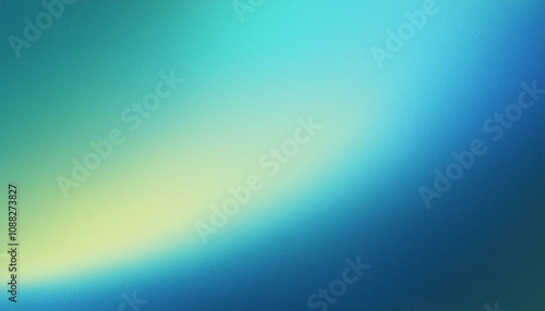 Abstract background, Isabelline and Italian sky blue gradient background with light leak and grainy texture.