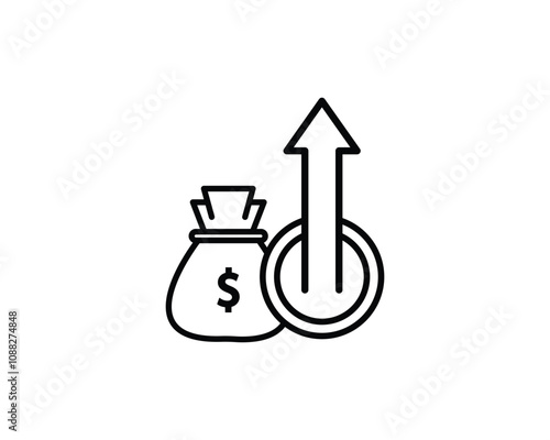 Currency variant icon vector symbol design illustration