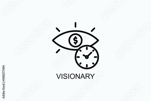 Visionary Vector Icon Or Logo Illustration