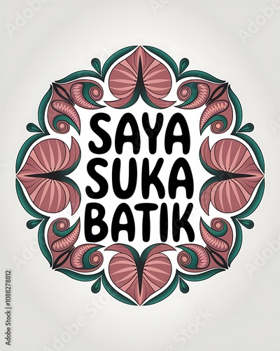 Saya Suka Batik Ornate Floral Design photo