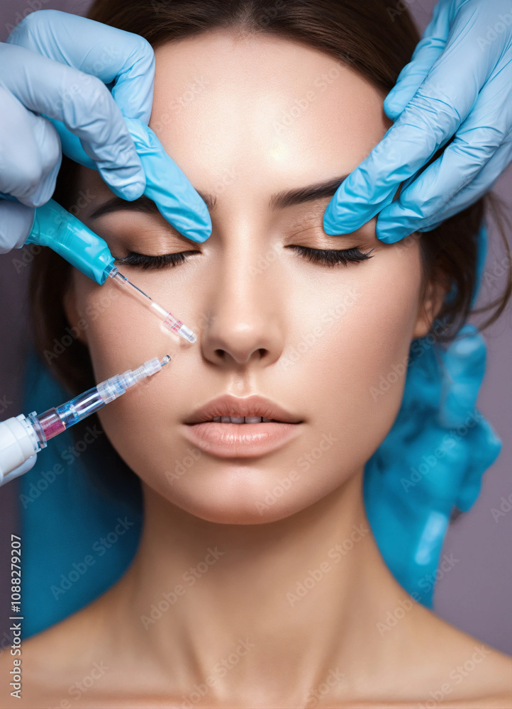 Draw a picture for the article <An effective injection approach to dermal fillers with injectable hyaluronic acid fillers> Draw a picture for the article <An effective injection approach to dermal fillers with injectable hyaluronic acid fillers>