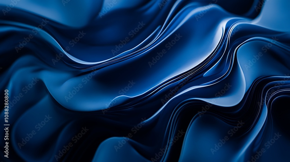 Abstract Blue Swirling Pattern Abstract Blue Swirling Pattern