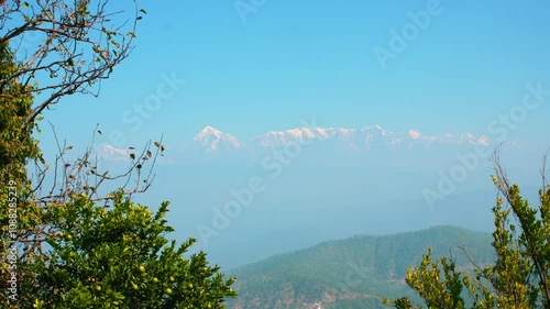 Kausani, Uttarakhand 2024 | Golden Hour Sunset Over Himalayan Snow Peaks in 4K
