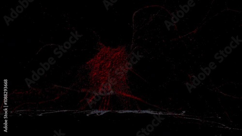 Blood Splatter On Wall Splash Alpha VFX 