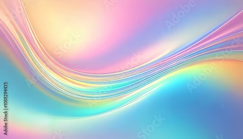 Pastel Spectrum - Reflective Gradient Seascape