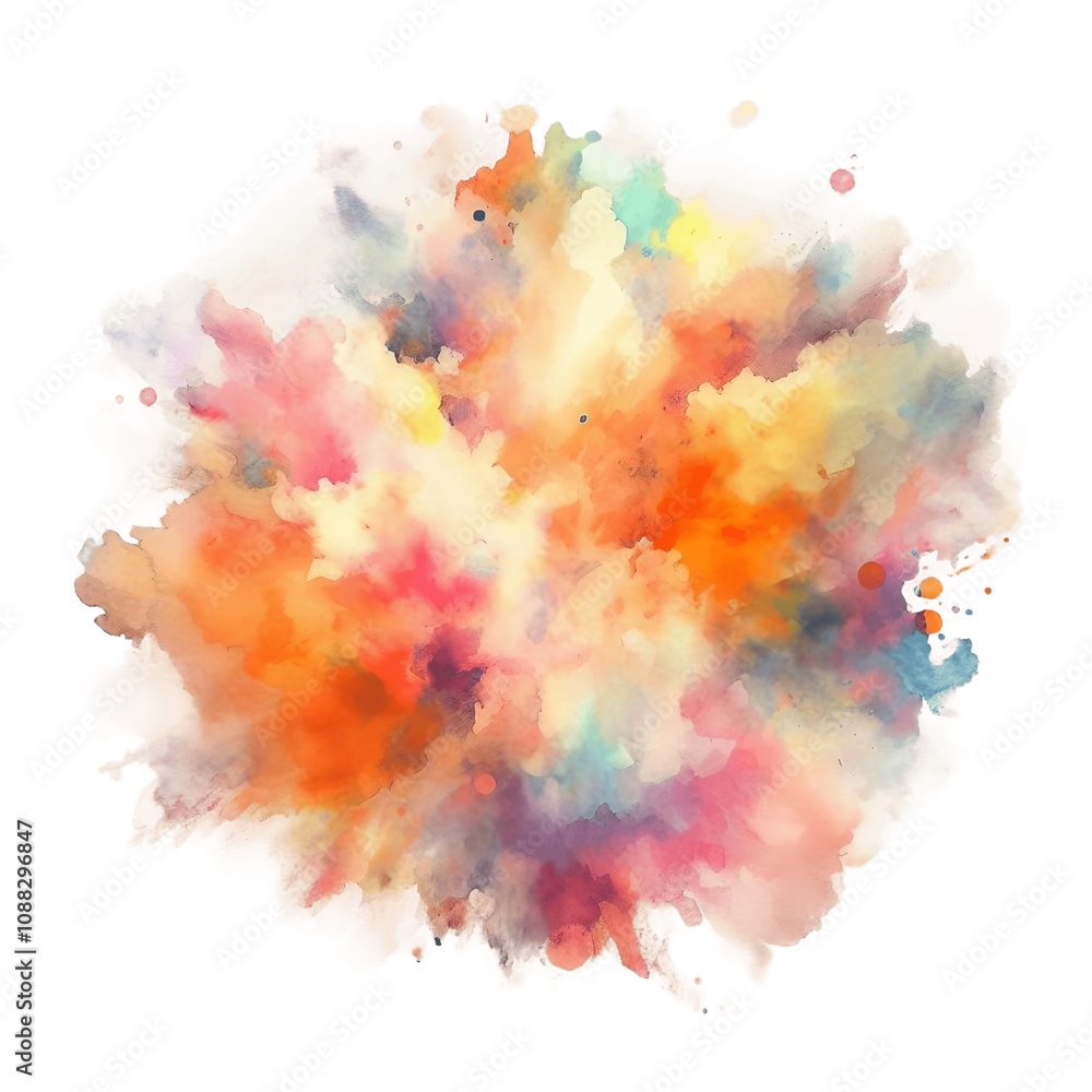 Colorful splashes image Colorful splashes image