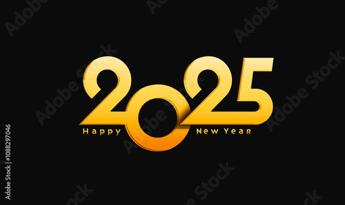 Logo design featuring the golden number 