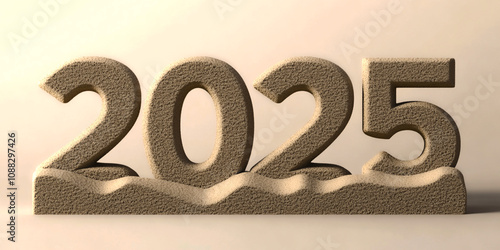 3D rendering of the word 