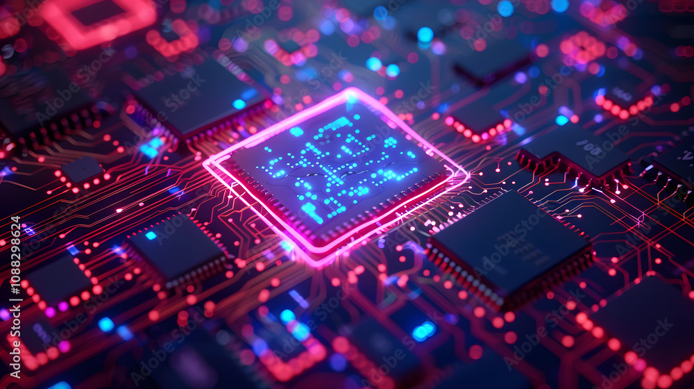 Artificial Intelligence computer database concept. Modern CPU illustration . Tech Futuristic Template. Central Computer Processors CPU concept. Digital chip. Database concept Artificial Intelligence computer database concept. Modern CPU illustration . Tech Futuristic Template. Central Computer Processors CPU concept. Digital chip. Database concept
