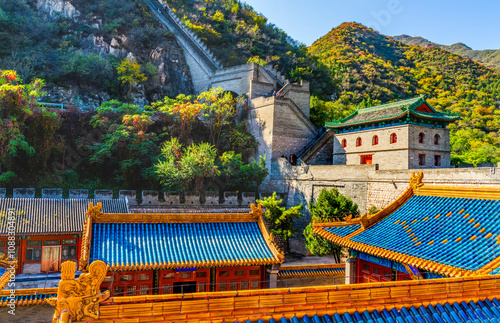 Temple North Back Gate Great Wall West Juyongguan Beijing China photo