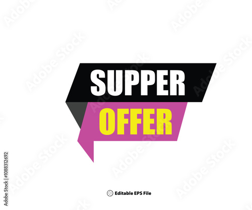 Web supper offer Special offer symbol
