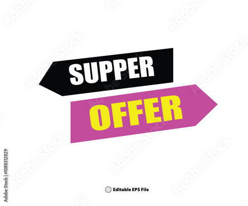 Web supper offer Special offer symbol