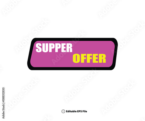 Web supper offer Special offer symbol
