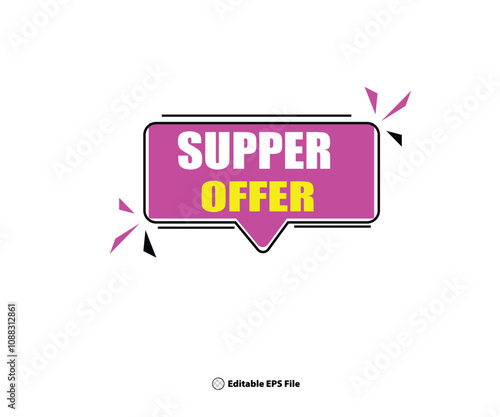 supper offer Special offer symbol
