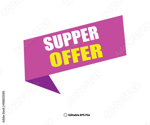 supper offer Special offer symbol
