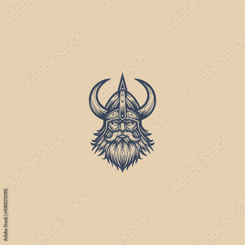 Odin logo design vector