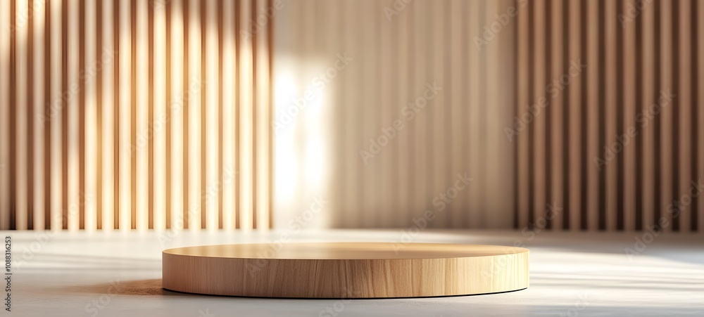 15. A modern podium with a light wooden texture, positioned in an airy room with soft, diffused light, creating an ideal space for a product. 15. A modern podium with a light wooden texture, positioned in an airy room with soft, diffused light, creating an ideal space for a product.