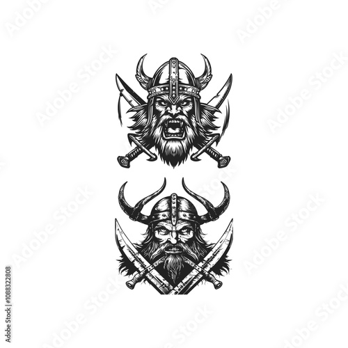 Odin logo design vector