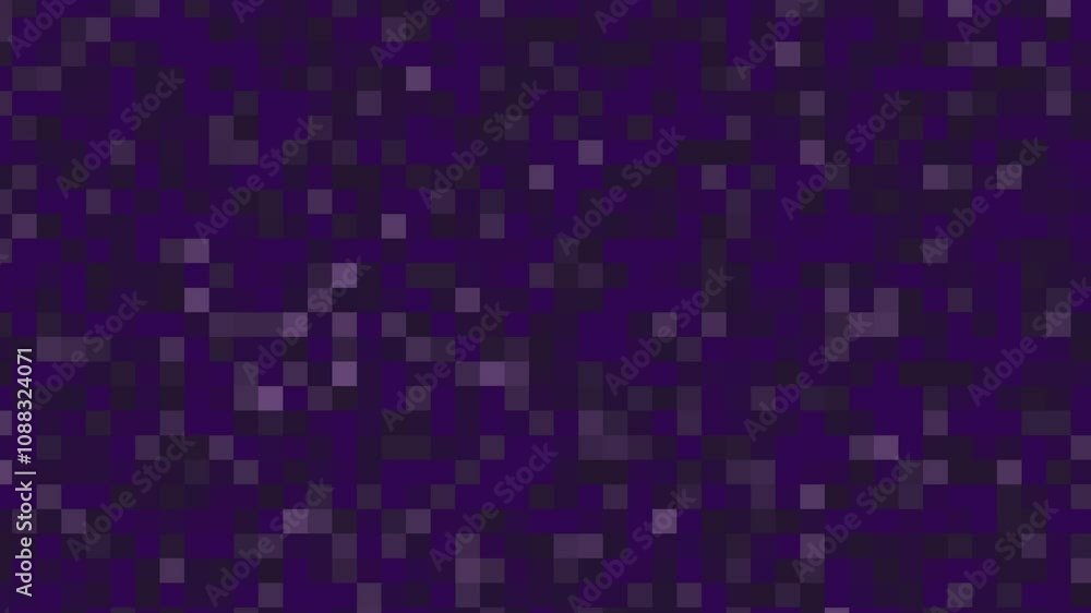 Dark purple pixelated texture with abstract geometric square pattern design. Dark purple pixelated texture with abstract geometric square pattern design.