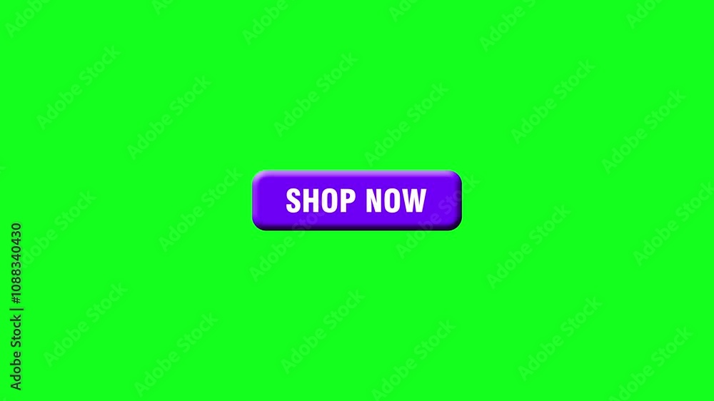simple animation of shop now button loop animation, on green screen. simple animation of shop now button loop animation, on green screen.