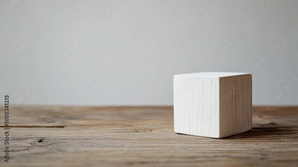 White wooden cube calendar on rustic wood surface with ample copy space, conveying a serene summer day atmosphere against a light backdrop. White wooden cube calendar on rustic wood surface with ample copy space, conveying a serene summer day atmosphere against a light backdrop.