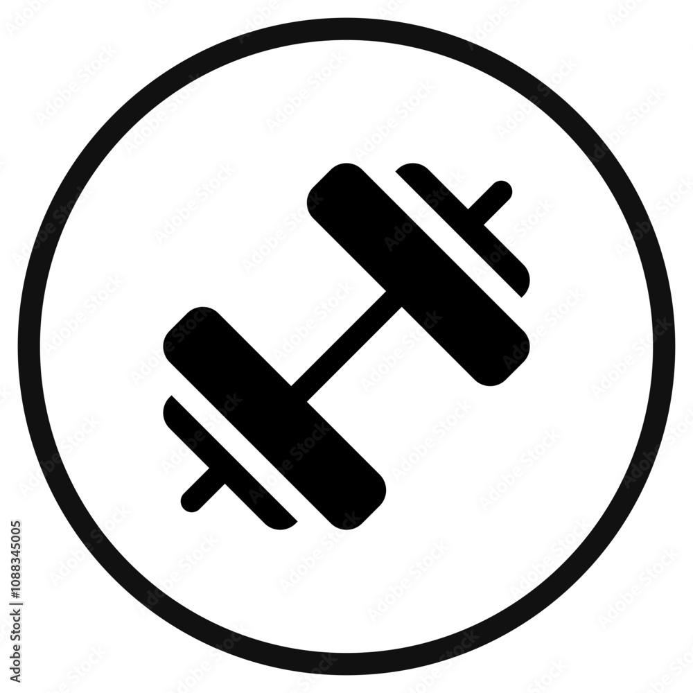 Editable dumbbell vector icon. Part of a big icon set family. Perfect for web and app interfaces, presentations, infographics, etc Editable dumbbell vector icon. Part of a big icon set family. Perfect for web and app interfaces, presentations, infographics, etc