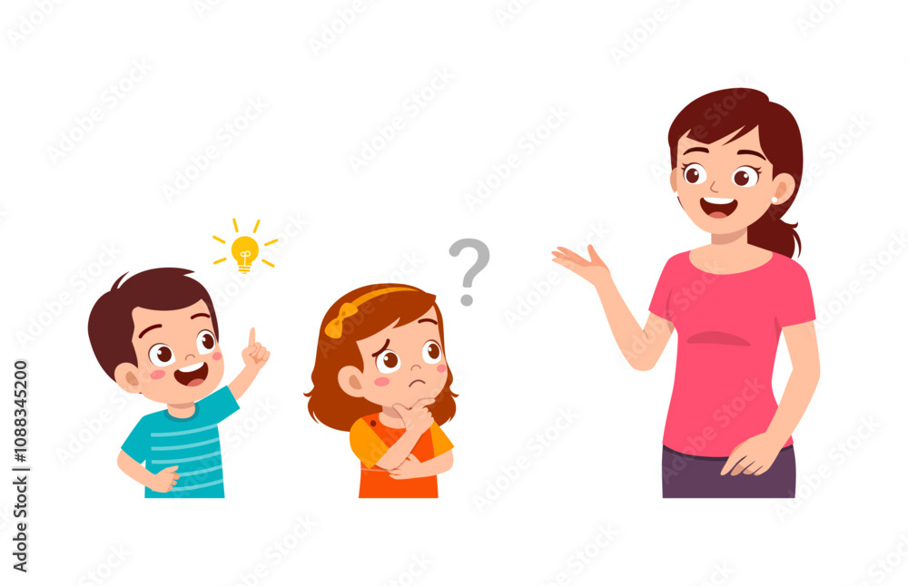 little kid raise hand to answer the teacher question little kid raise hand to answer the teacher question