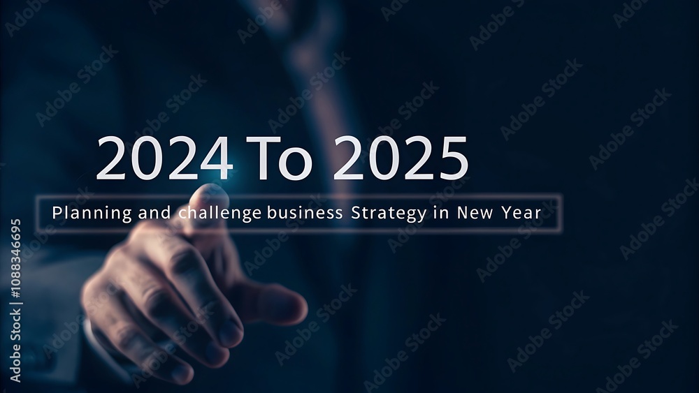 Man hand touching loading bar for countdown to 2025. In progress loading year 2024 to 2025.AI GENERATED Man hand touching loading bar for countdown to 2025. In progress loading year 2024 to 2025.AI GENERATED