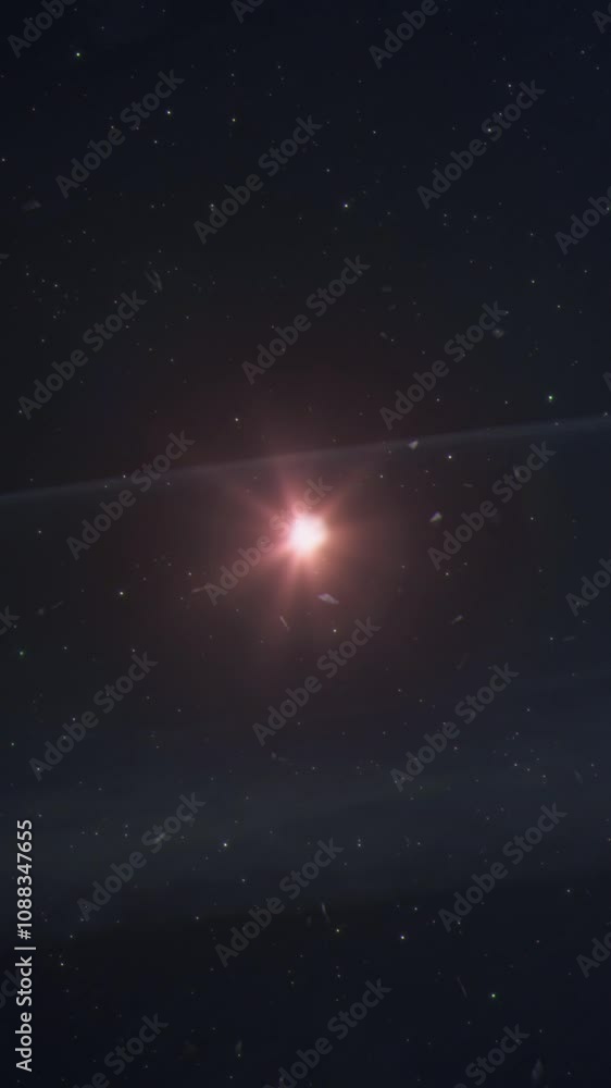 Vertical Planet Earth being Destroyed in a Massive Explosion with Resulting Shockwave Vertical Planet Earth being Destroyed in a Massive Explosion with Resulting Shockwave