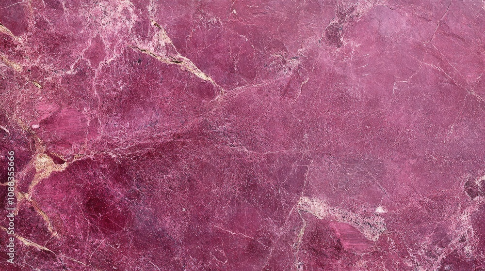 Obraz premium Textured pink and magenta stone concrete background with intricate patterns, perfect for creating a striking panoramic banner or adding customized text.