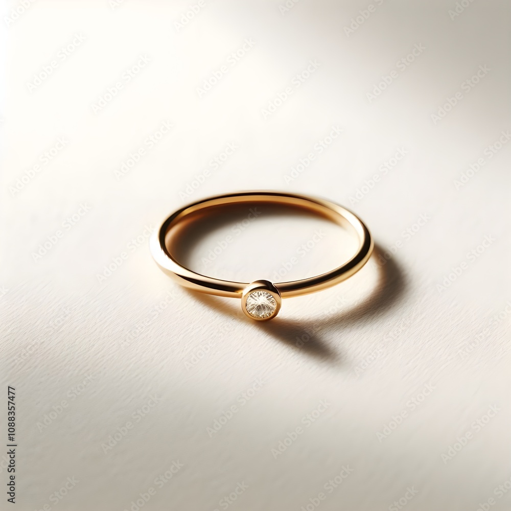 A minimal ring on a white background. A minimal ring on a white background.
