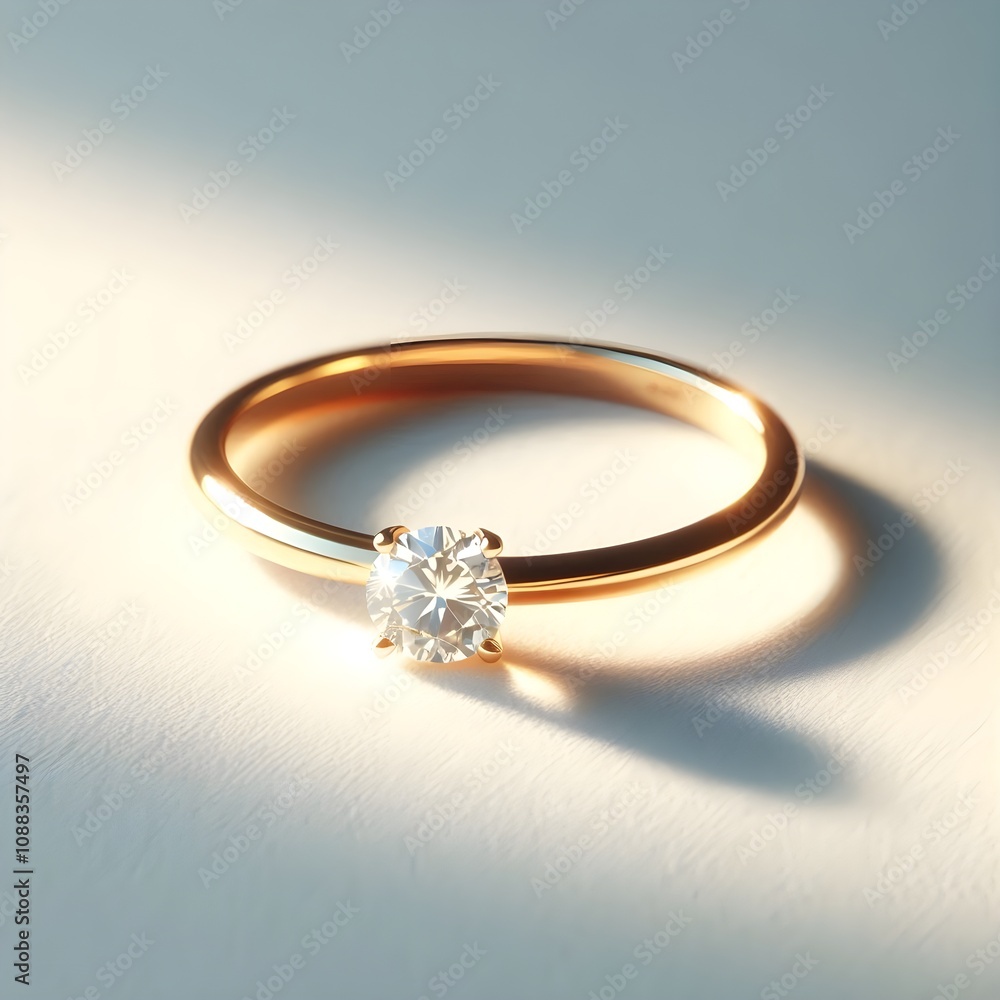 A minimal ring on a white background. A minimal ring on a white background.