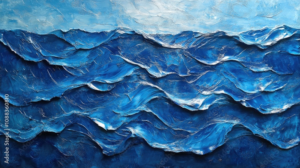 Dynamic Aerial View of Rolling Ocean Waves with Vibrant Blue Hues and Textured Ripples Creating a Panoramic, Captivating Seascape, Waves, Ocean, Texture Dynamic Aerial View of Rolling Ocean Waves with Vibrant Blue Hues and Textured Ripples Creating a Panoramic, Captivating Seascape, Waves, Ocean, Texture