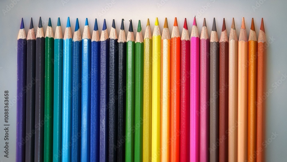 Art supplies set with crayons and colored pencils perfect for creative projects
Art supplies set with crayons and colored pencils perfect for creative projects