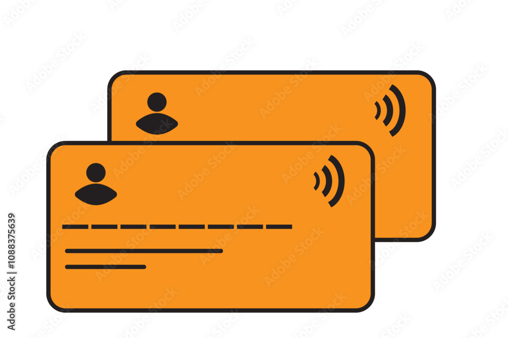 ATM card icon set. Bank payment credit and debit card vector symbol in a black filled and outlined style. Credit card sign. ATM card icon set. Bank payment credit and debit card vector symbol in a black filled and outlined style. Credit card sign.