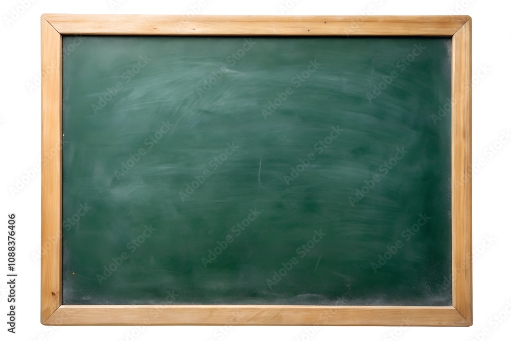 School blackboard on white background School blackboard on white background