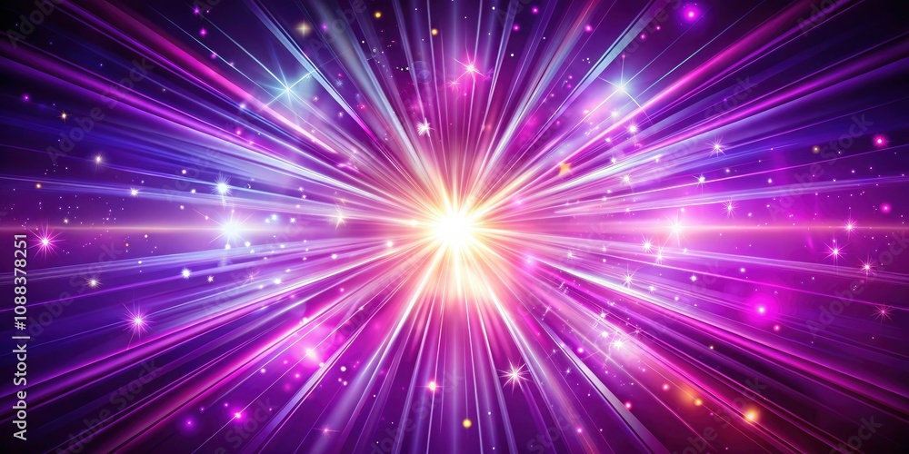 Vibrant Abstract Background with Light Rays and Colorful Energy Burst in Purple and Pink for Stunning Wallpaper Design and Vector Illustration Vibrant Abstract Background with Light Rays and Colorful Energy Burst in Purple and Pink for Stunning Wallpaper Design and Vector Illustration