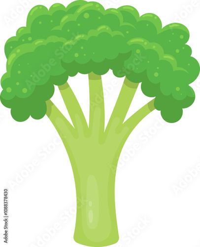 Broccoli clipat design illustration