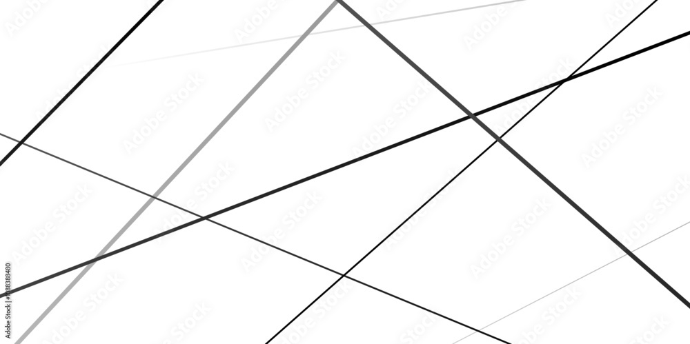 Abstract geometric black and grew Luxury premium deep and bright line pattern on a white background.