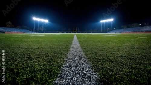 Football Field at Night.