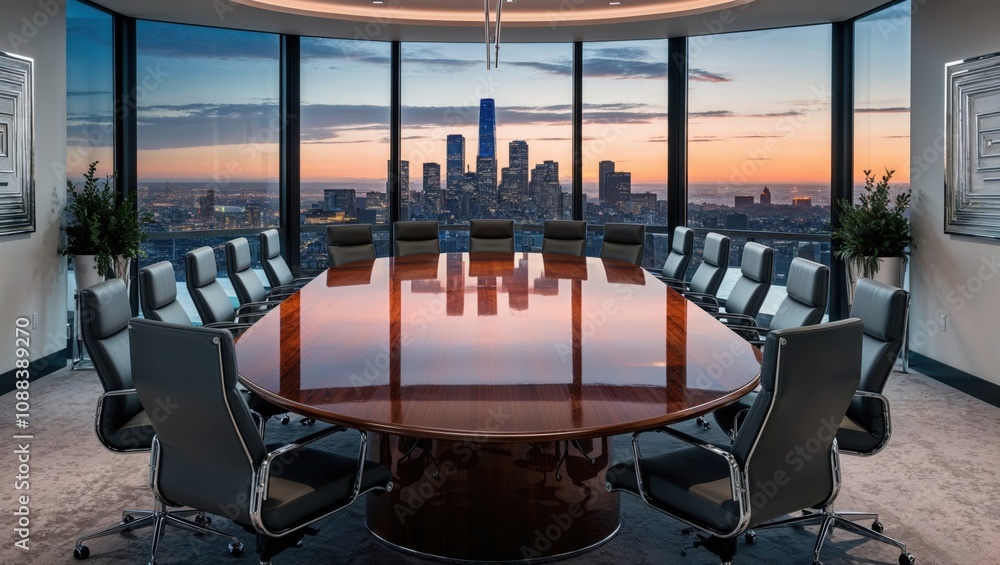 Fototapeta premium interior of a boardroom