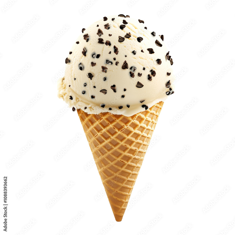 Cookies and cream cone ice cream Cookies and cream cone ice cream