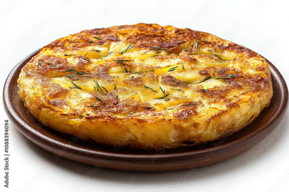Potato Pancake with Dill. Potato Pancake with Dill.
