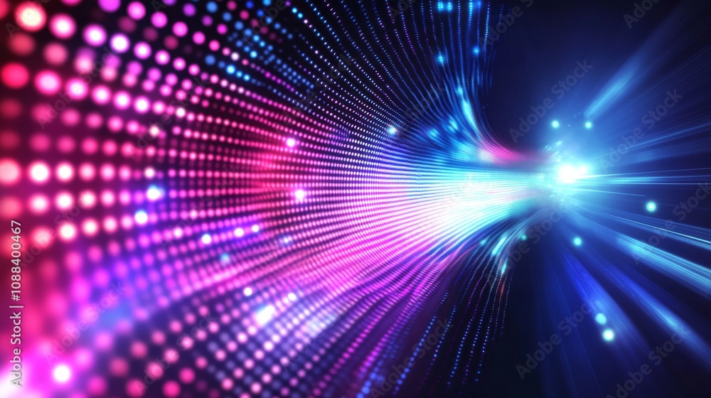 Concave LED Screen Wall with Glittering Bulb Glow Texture Effect - Projection Technology Cinema Illustration. Concave LED Screen Wall with Glittering Bulb Glow Texture Effect - Projection Technology Cinema Illustration.