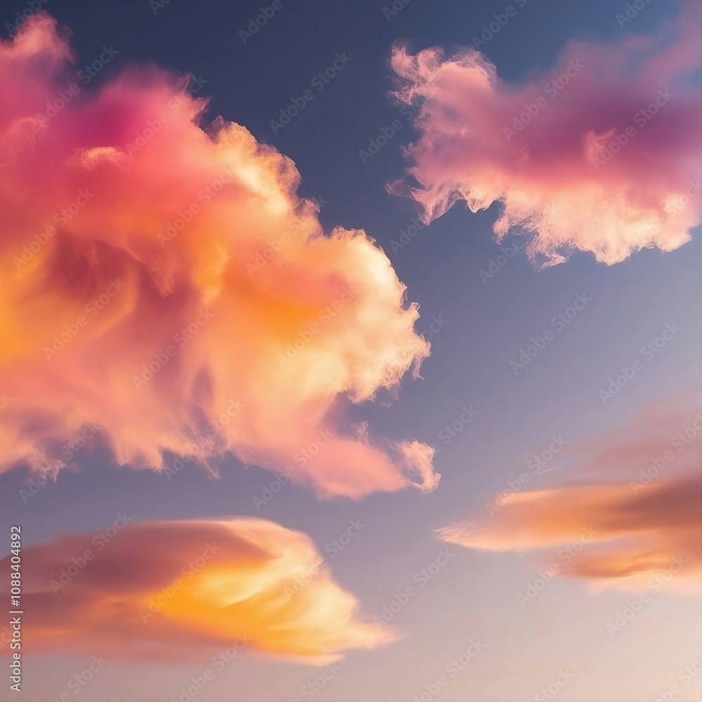 Beautiful sky at sunset or sunrise Beautiful sky at sunset or sunrise