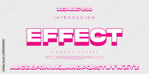 Modern, bold, abstract 3D alphabet fonts. Typography in an urban style suitable for fashion, sports, technology, digital applications, movies, and logo design. Vector illustrations in EPS 10 format.